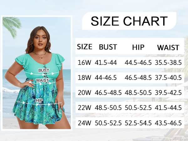 plus size swimdress