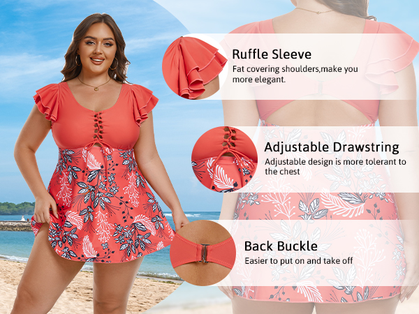 plus size bathing suit for women