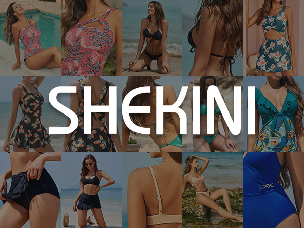 shekini Vintage Swimdress Two Piece Tankini