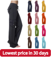 Wide Leg Yoga Pants for Women