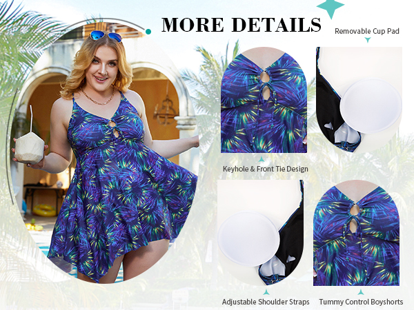 plus size swimsuit for women tankini