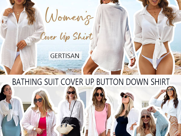 Cover Up Button Down Shirt