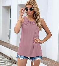 summer sleeveless casual tank tops