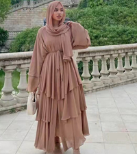 Women Muslim Prayer Dress Islamic Abaya Dress Long Sleeve Floor Length African Clothing