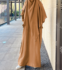 Muslim One Piece Prayer Hijab Dress Women Hooded Abaya Full Cover Islam Dubai Modest Robe