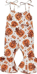 Baby Halloween Pumpkin Jumpsuit