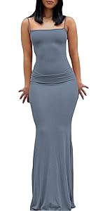 Women Sexy Bodycon Maxi Dress