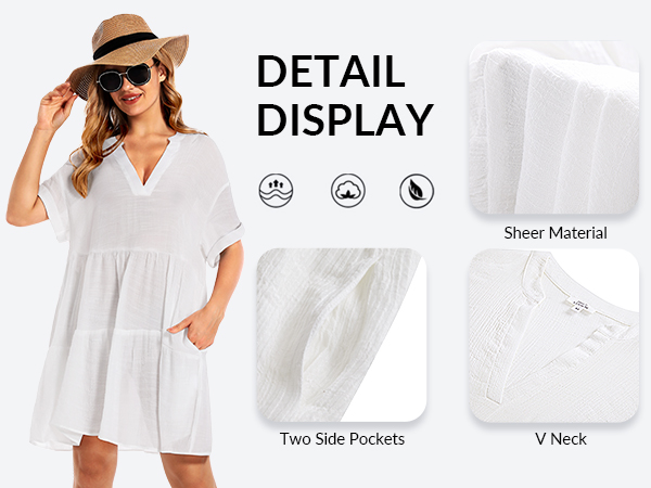 beach cover up dresses for women