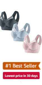 Dawncog Bra Super Gather Bra Wireless Push-Up Bra, Lifting Anti-Sagging Wireless Push-Up Bra