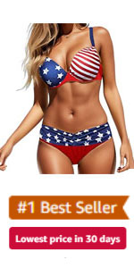 Women''s Bikini Set High Waist Two-Piece Tummy Control Bathing Suit Bottom Halter