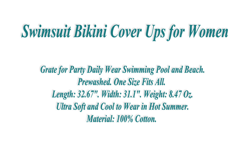 swimsuit cover ups for women