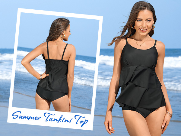 Tummy Control Bathing Suit Top