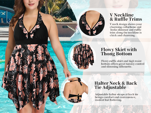 Plus Size Tankini