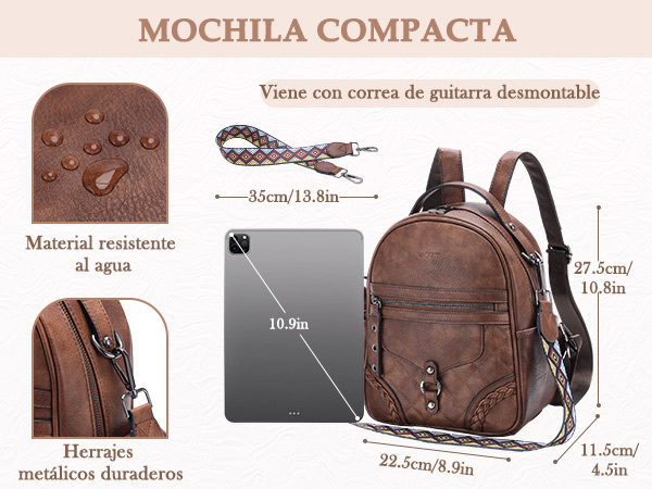 mochila mujer