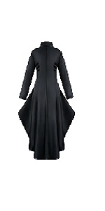 B0DBHQNT8B Womens Gothic Button Coat Halloween Corset Costume Tailcoat