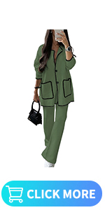 2 piece outfits armygreen