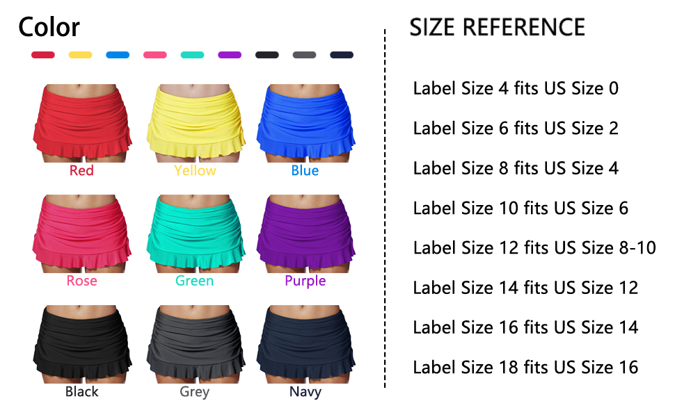 womens swim skirt