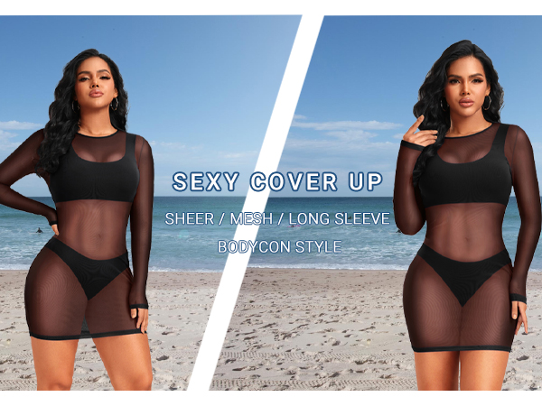 Mesh Swimsuit Cover up