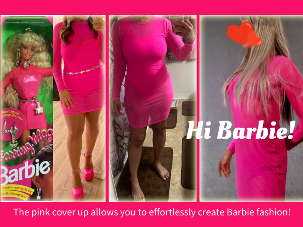 hot pink cover up