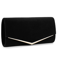 black clutch bag