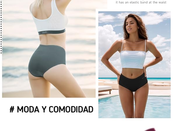 bragas mujer algodón braguita elástico culotte cintura ropa interior cómoda y sexy ropa interior