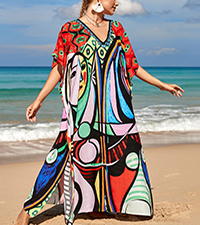 Colorful women kaftan