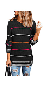 color block sweater