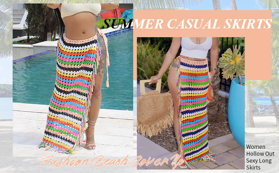 Summer Skirts Hollow Out Cover Up