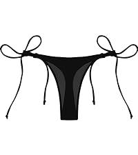 String thong bikini bottoms