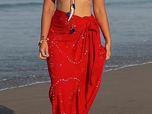 plus embroidery sarong