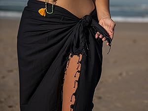 plus beaded sarong