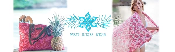 West Indies Wear Collection Sarongs Tunics Beach Bags