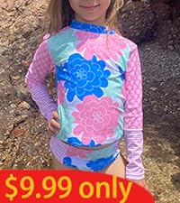 Girls long sleeve swimsuit