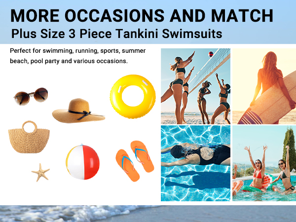 plus size tankini