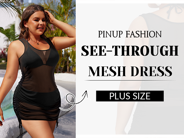 plus size swim cover up for women