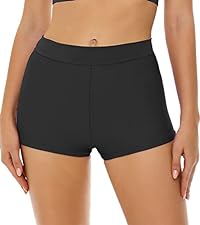 High Waist Swim Shorts