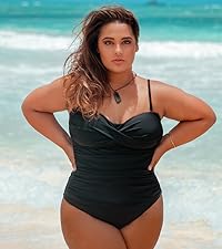 Ruched Tummy Control Swimwear