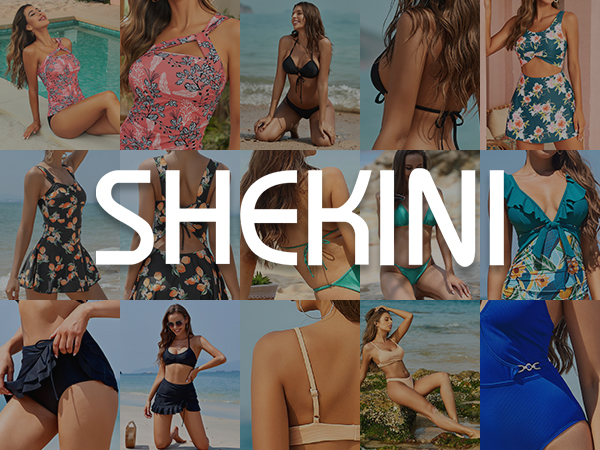 SHEKINI Women Swimsuits Bathing Suit