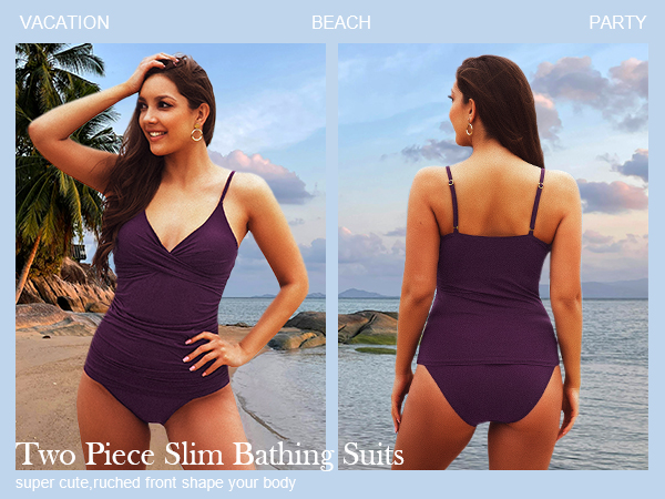 two piece bathing suits