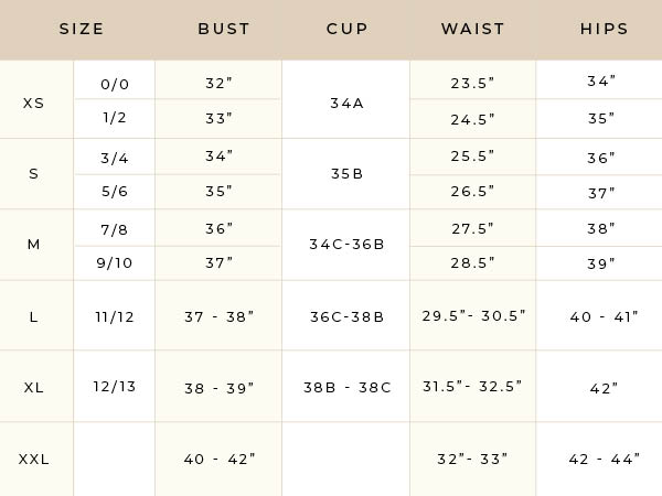 Women''s Size Chart