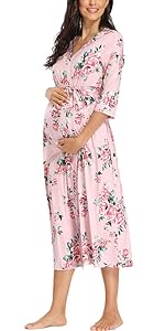 maternity robe