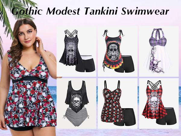 gothic tankini