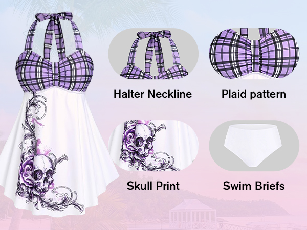 gothic tankini