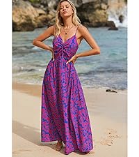 V Neck Paisley Maxi Dress Cami Dress