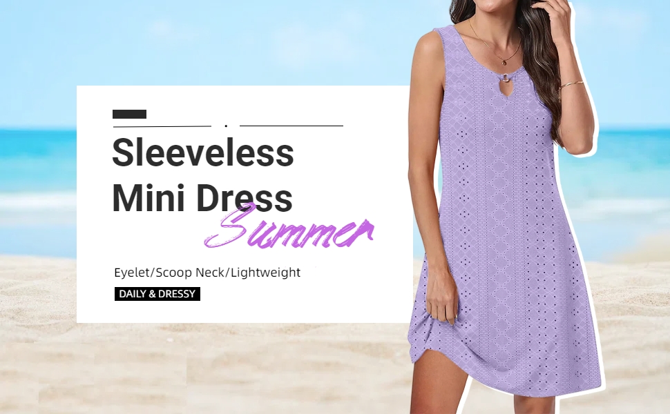 sleeveless dresses for women 2024