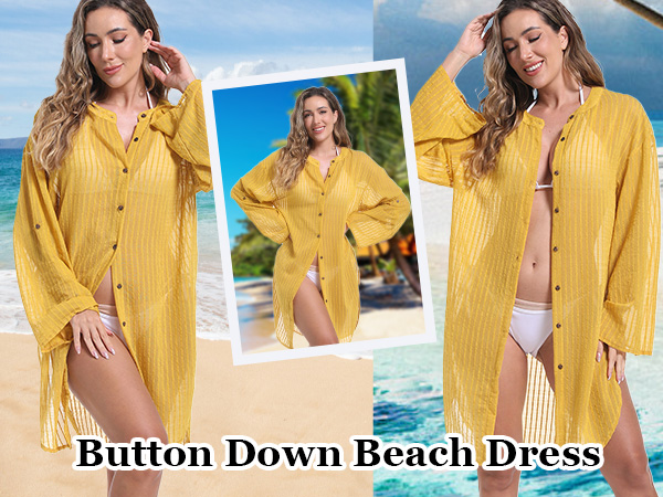 Yellow Beach Dress