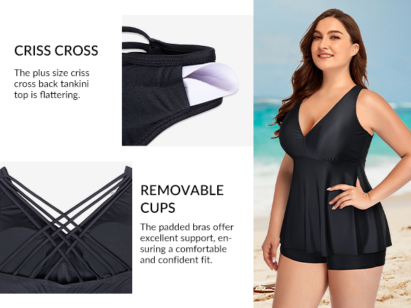 plus size swimwear top