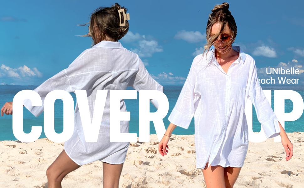 white beach coverups