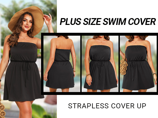 swim cover up plus size