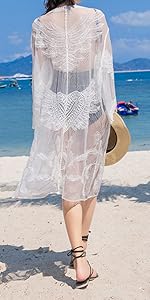 lace kimonos for women